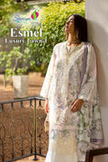 Saniya Trendz Esmel Luxury Lawn-1 – Pakistani Dress Material