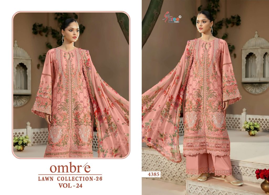 Shree Fab Ombre Lawn Vol-24 – Pakistani Dress Material