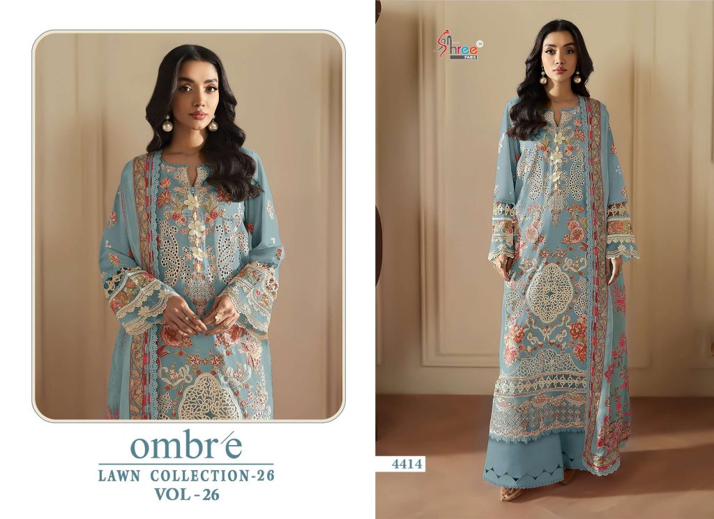 Shree Fab Ombre Lawn Vol-26 – Pakistani Dress Material