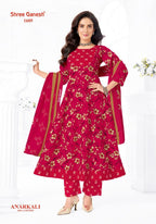 Shree Ganesh Zeenat Vol-6 – Anarkali Style Kurti Pant With Dupatta