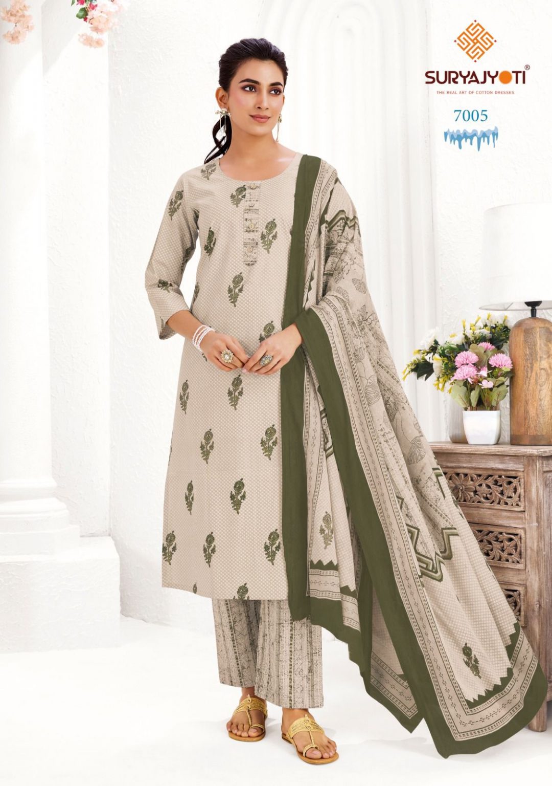 Suryajyoti Ice Look Vol-7 – Dress Material