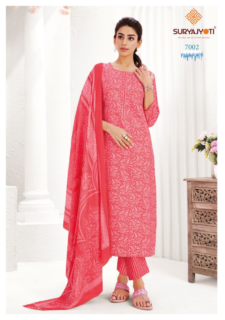 Suryajyoti Icelook Vol-7 – Kurti Pant With Dupatta