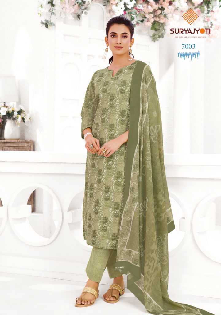 Suryajyoti Icelook Vol-7 – Kurti Pant With Dupatta