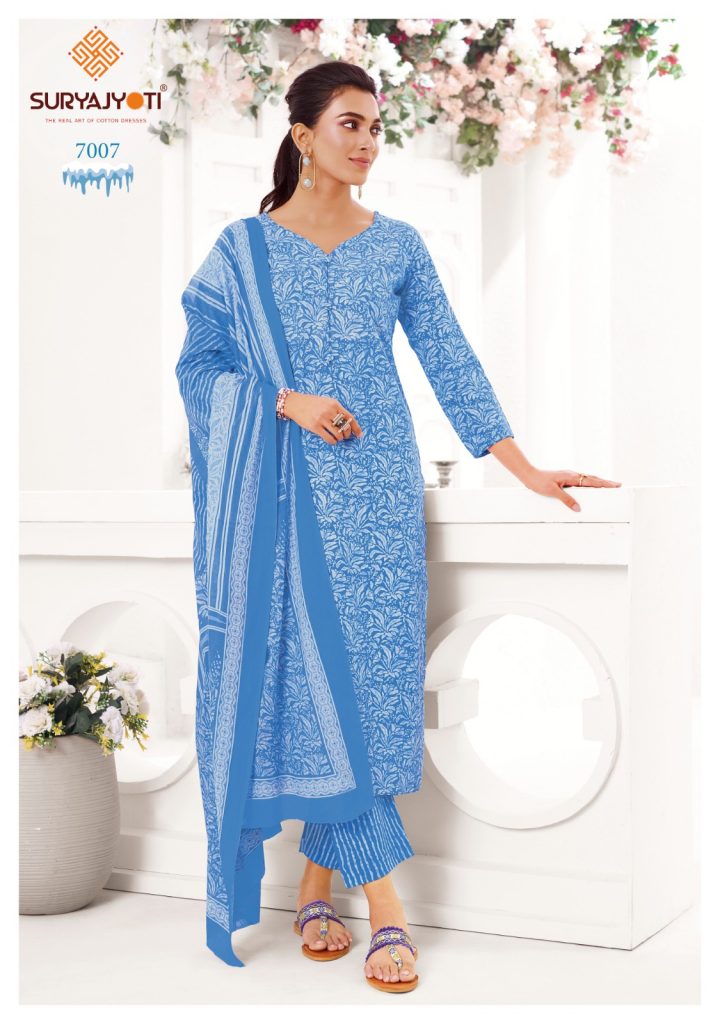 Suryajyoti Icelook Vol-7 – Kurti Pant With Dupatta