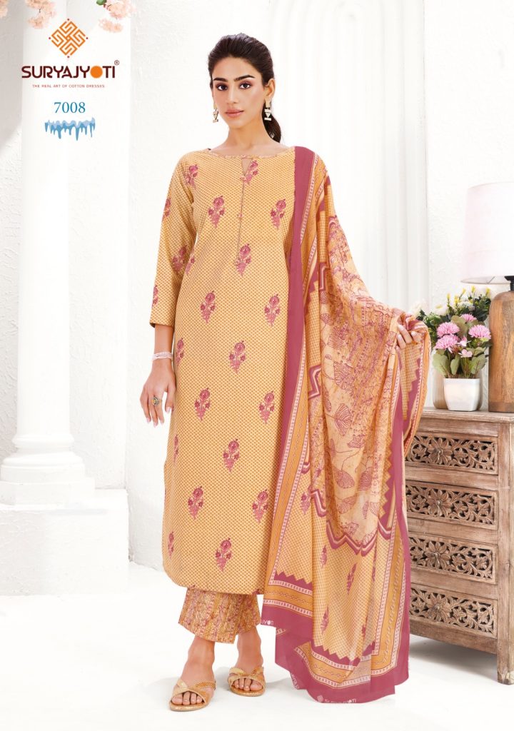 Suryajyoti Icelook Vol-7 – Kurti Pant With Dupatta