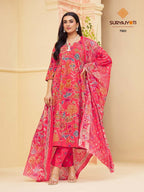 Suryajyoti Rashi Vol-7 – anarkali Style Kurti Pant With Dupatta