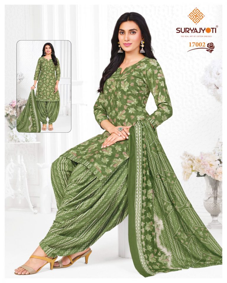 Suryajyoti Trendy Patiyala Vol-17 – Dress Material