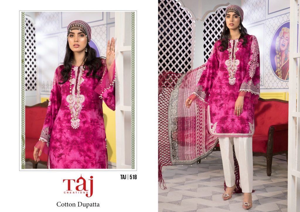 Taj Dn-517 – Karachi Dress Material