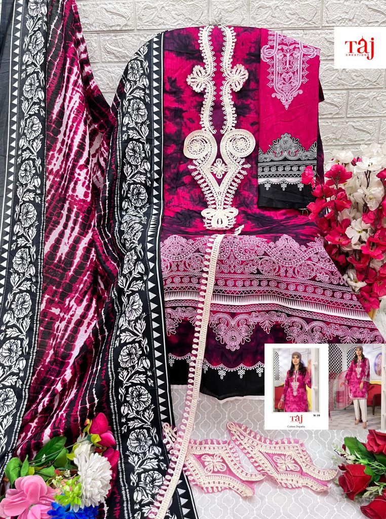 Taj Dn-517 – Karachi Dress Material