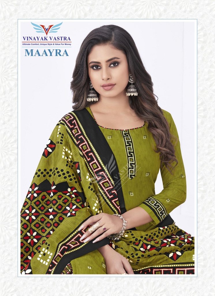 Vinayak Vastra Maayra Vol-2 -Rayon Dress Material