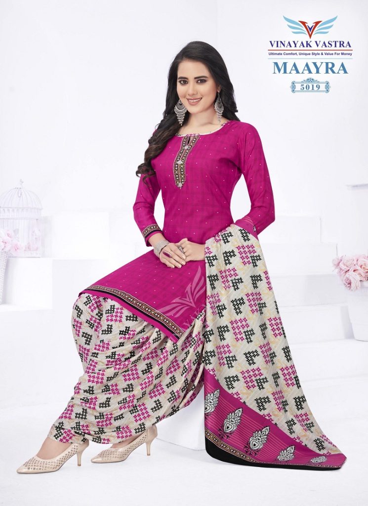 Vinayak Vastra Maayra Vol-2 -Rayon Dress Material