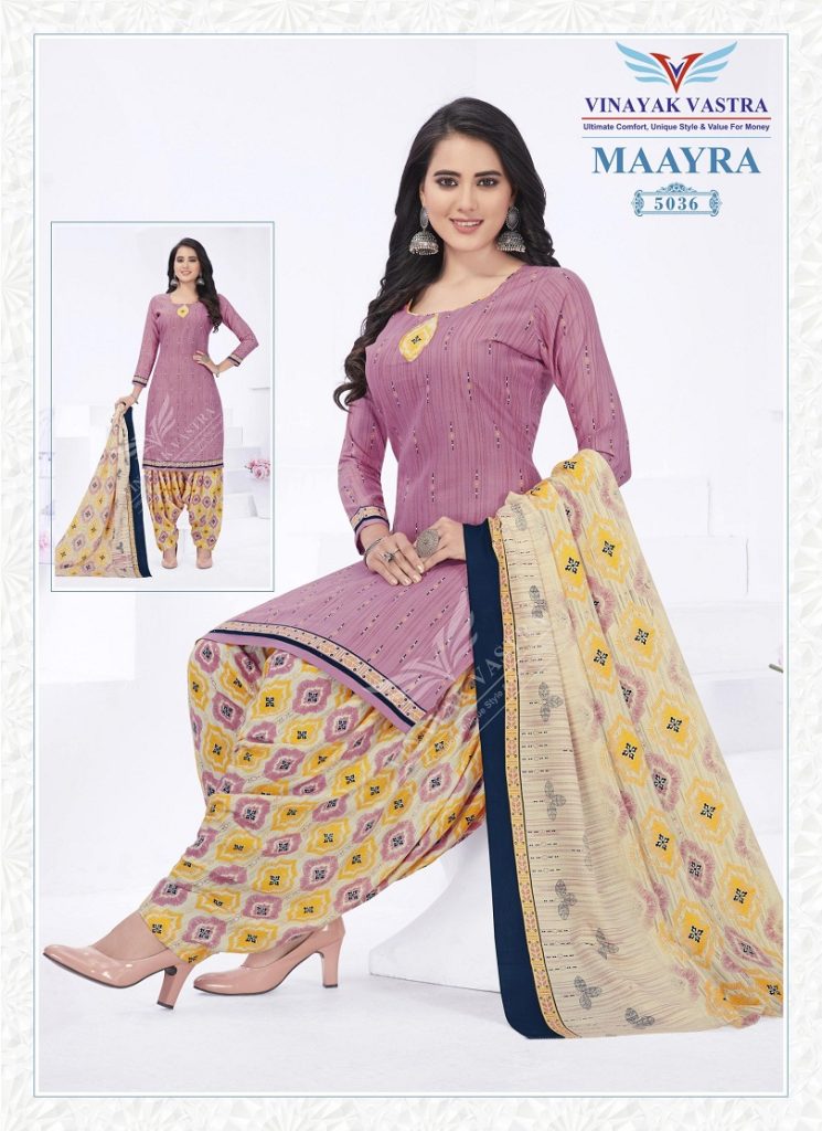 Vinayak Vastra Maayra Vol-2 -Rayon Dress Material