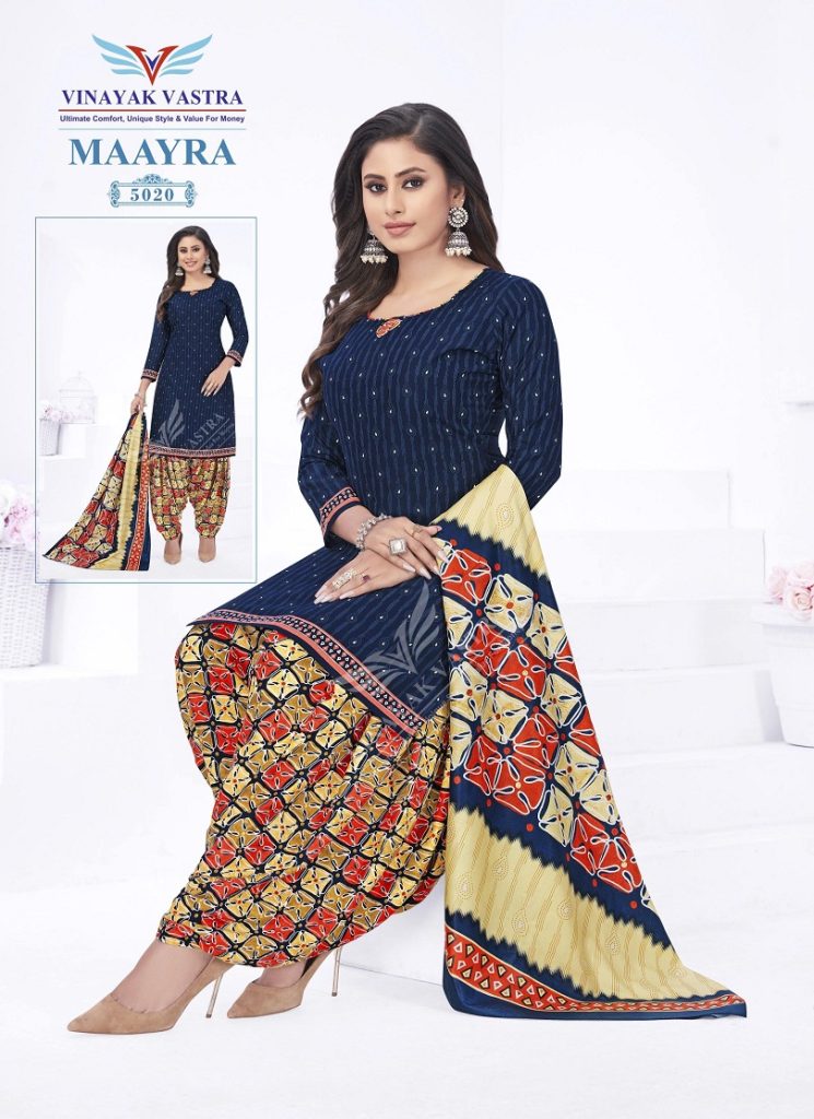Vinayak Vastra Maayra Vol-2 -Rayon Dress Material