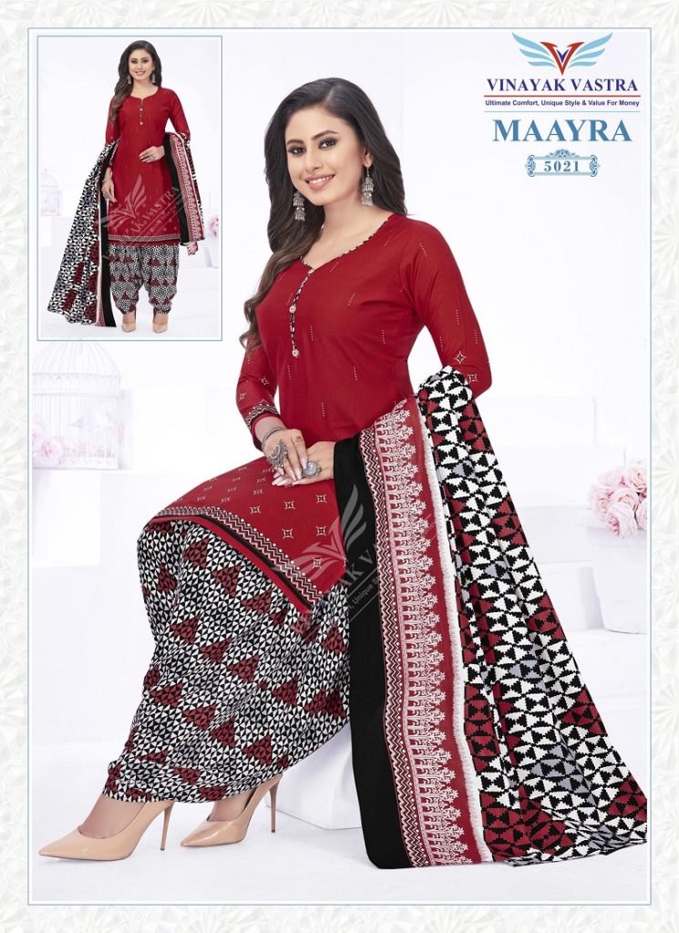 Vinayak Vastra Maayra Vol-2 -Rayon Dress Material