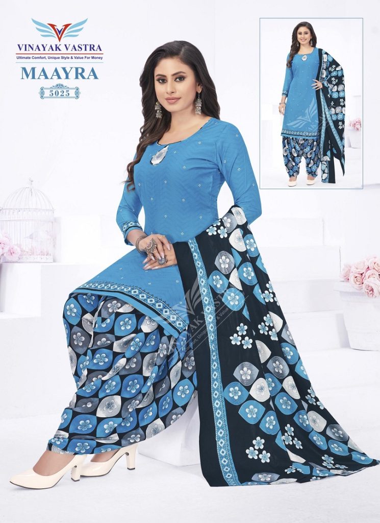 Vinayak Vastra Maayra Vol-2 -Rayon Dress Material