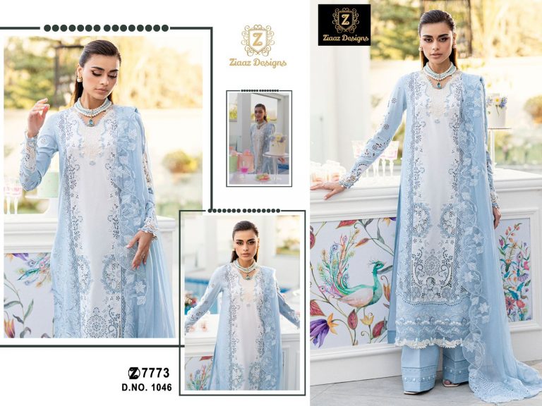 Ziaaz Code -1046 – Pakistani Dress Material