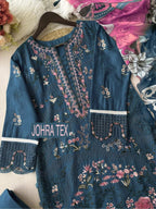 JOHRA TEX  JT-195-D – COTTON UNSTITCH COLLECTION