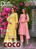Aanchi Coco Roman Glass Embroidered Kurti With Bottom Dupatta