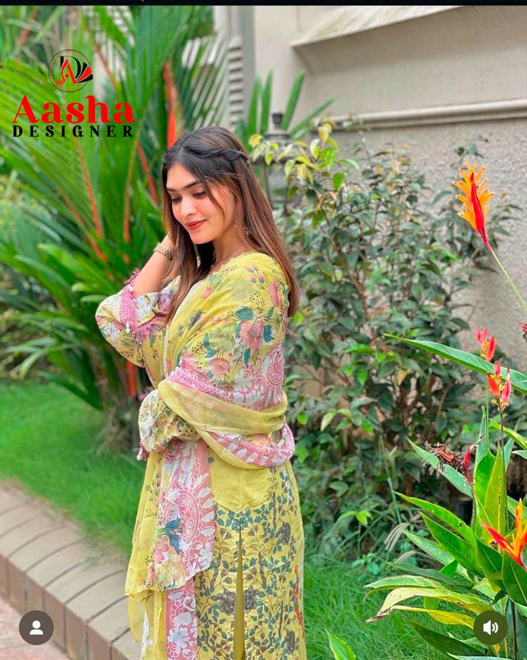 Aasha 1159 Cotton Dupatta Cotton Embroidered Salwar Kameez