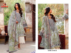 Aasha 1215 A And B Chiffon Dupatta Cotton Printed Patch Embroidery Salwar Kameez
