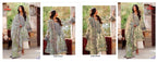 Aasha 1215 A And B Chiffon Dupatta Cotton Printed Patch Embroidery Salwar Kameez
