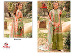 Aasha 1218 Chiffon Dupatta Cotton Print With Patch Embroidered Salwar Kameez