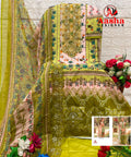 Aasha 1218 Cotton Dupatta Cotton Print With Patch Embroidered Salwar Kameez