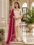Afsana Preeti Viscose Simar Embroidered Farshi Salwar Kameez