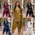 Afsana White Hans Cotton Embroidered Salwar Kameez