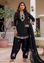 Afsana White Hans Cotton Embroidered Salwar Kameez