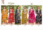 Alok 24 Carat Edition 4 Viscose Rayon Print Embroidery Dress Material