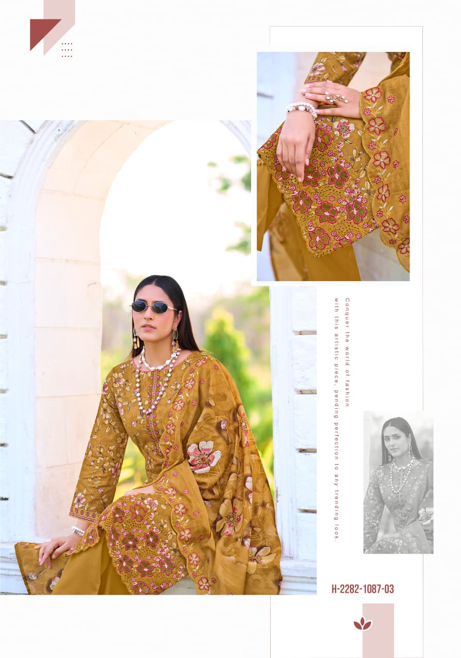 Alok Al Madina Vol 2 Cambric Cotton Foil Printed Dress Material