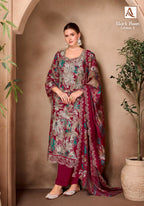 Alok Black Diamond Edition Vol 04 Viscose Rayon Discharge Printed Dress Material