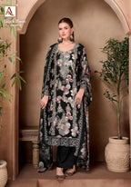 Alok Black Diamond Edition Vol 04 Viscose Rayon Discharge Printed Dress Material