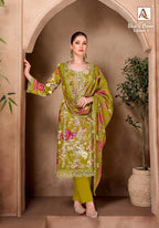 Alok Black Diamond Edition Vol 04 Viscose Rayon Discharge Printed Dress Material
