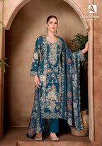 Alok Black Diamond Edition Vol 04 Viscose Rayon Discharge Printed Dress Material