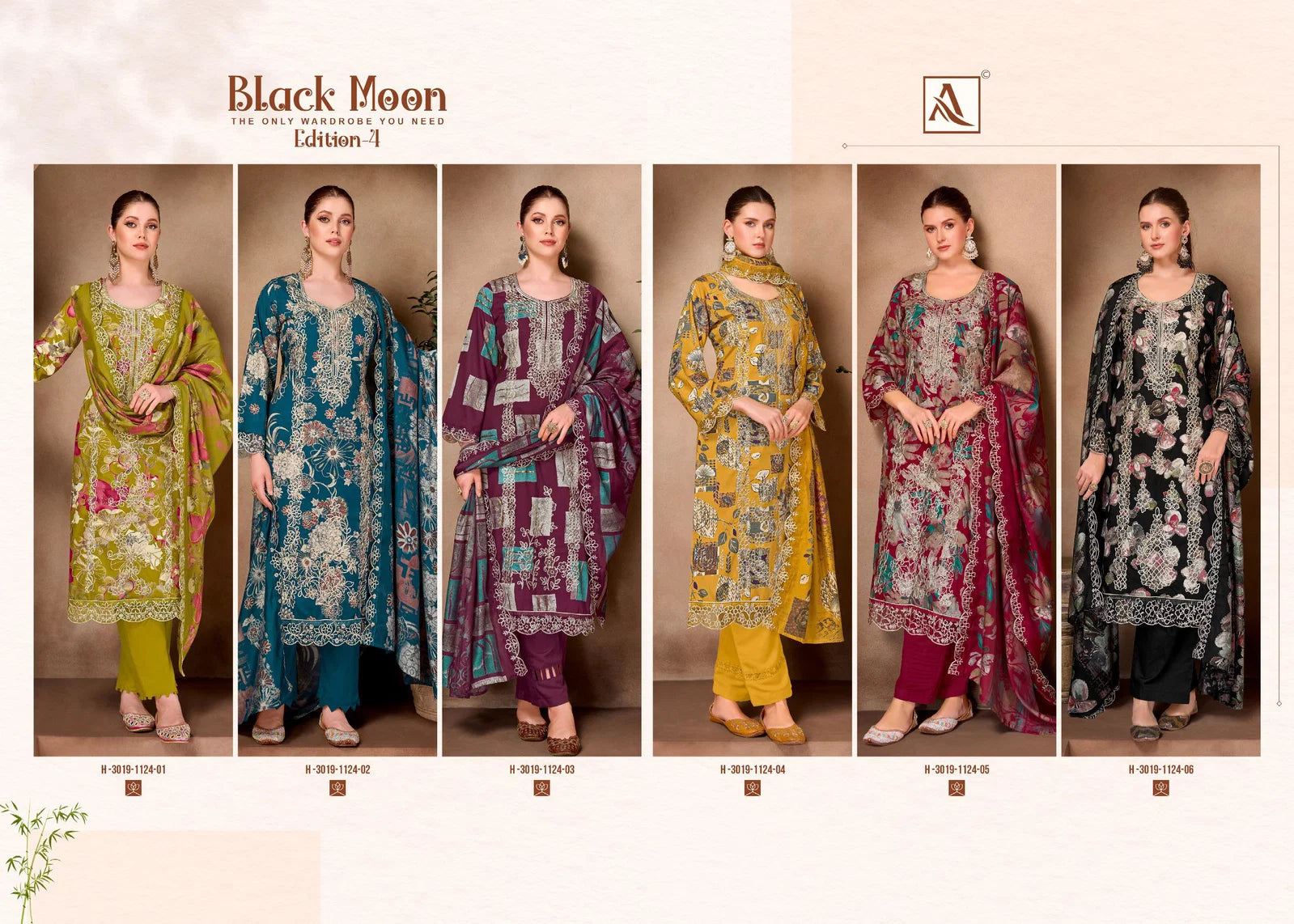 Alok Black Diamond Edition Vol 04 Viscose Rayon Discharge Printed Dress Material