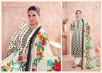 Alok Ezra Cambric Printed With Embroidery Work Dress Material Collection