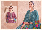 Alok Ezra Cambric Printed With Embroidery Work Dress Material Collection