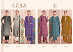 Alok Ezra Cambric Printed With Embroidery Work Dress Material Collection