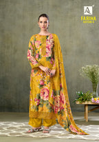 Alok Fariha Vol 6 Muslin Digital Printed Embroidered Dress Material