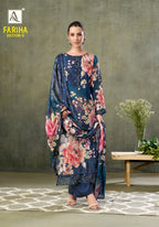 Alok Fariha Vol 6 Muslin Digital Printed Embroidered Dress Material