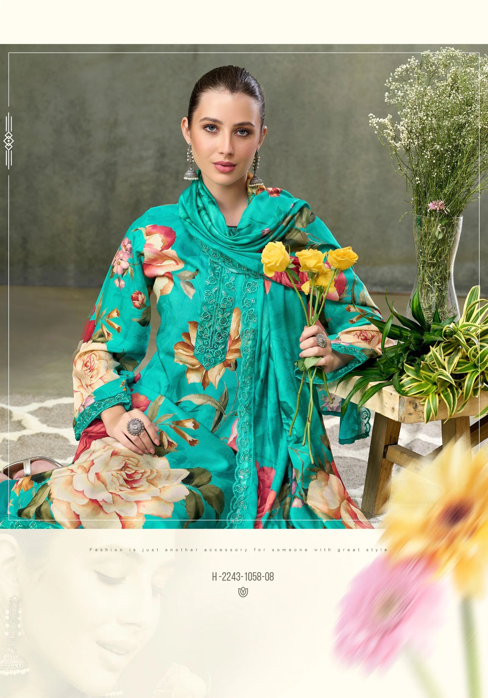 Alok Fariha Vol 6 Muslin Digital Printed Embroidered Dress Material
