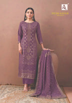 Alok Hum Safar Edition 5 Viscose Maslin Jacquard Designer Dress Material