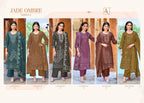 Alok Jade Ombre Edition 2 Cambric Lawn Cotton Embroidery Dress Material