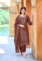 Alok Jade Ombre Edition 2 Cambric Lawn Cotton Embroidery Dress Material