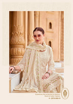 Alok Jade Ombre Cambric Lawn Cotton With Embroidery Dress Material