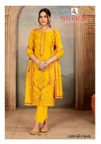 Alok Nilofar Premium Zam Swarovski Diamond Work Dress Material Collection