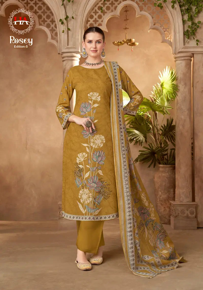 Alok Rosey Edition 5 Jam Cotton Printed Dress Material