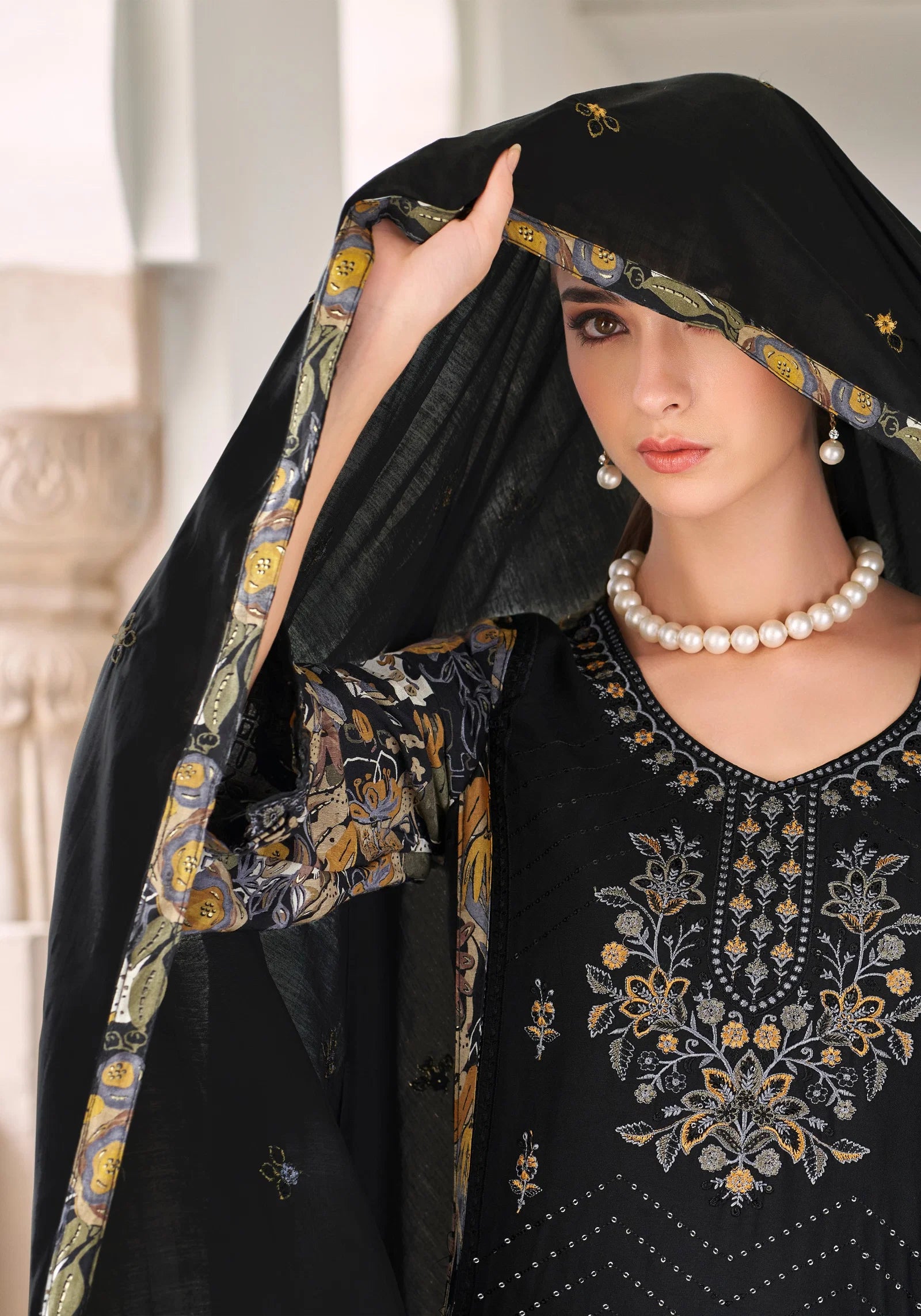 Alok Sakina Vol 6 Viscose Rayon With Embroidery Work Dress Material